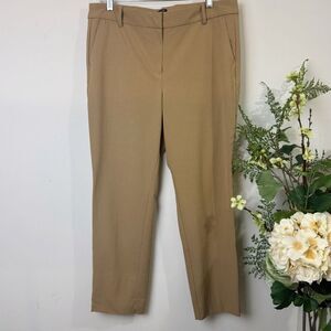 J.Crew Factory Ruby Crop Pant in Camel Tan | Size 14
